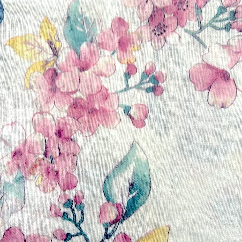 Butterflies Bold Bright Lenox Cloth Napkin NEW (6 Available) Pink Teal White